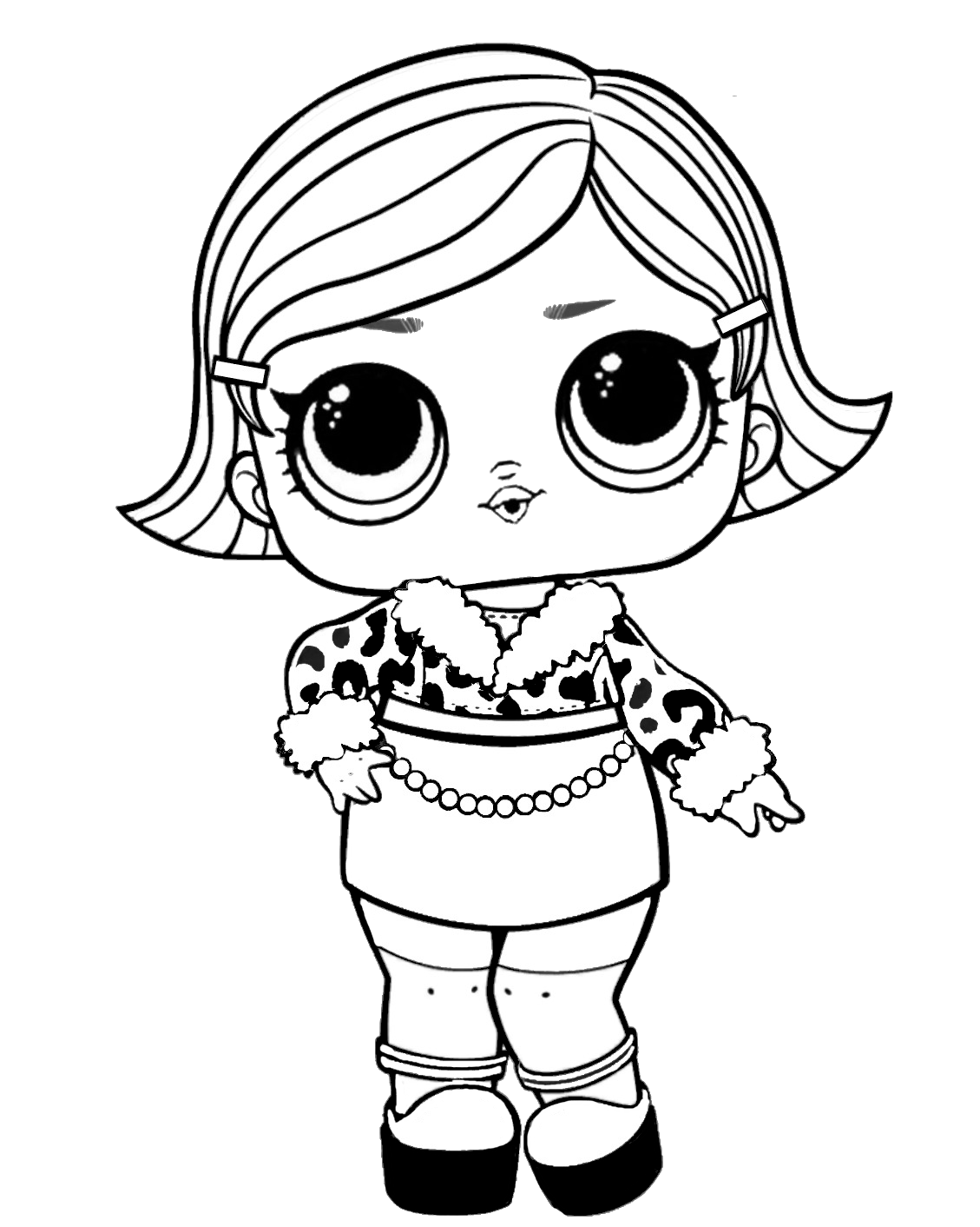 Baby Lol For Coloring Thekidsworksheet