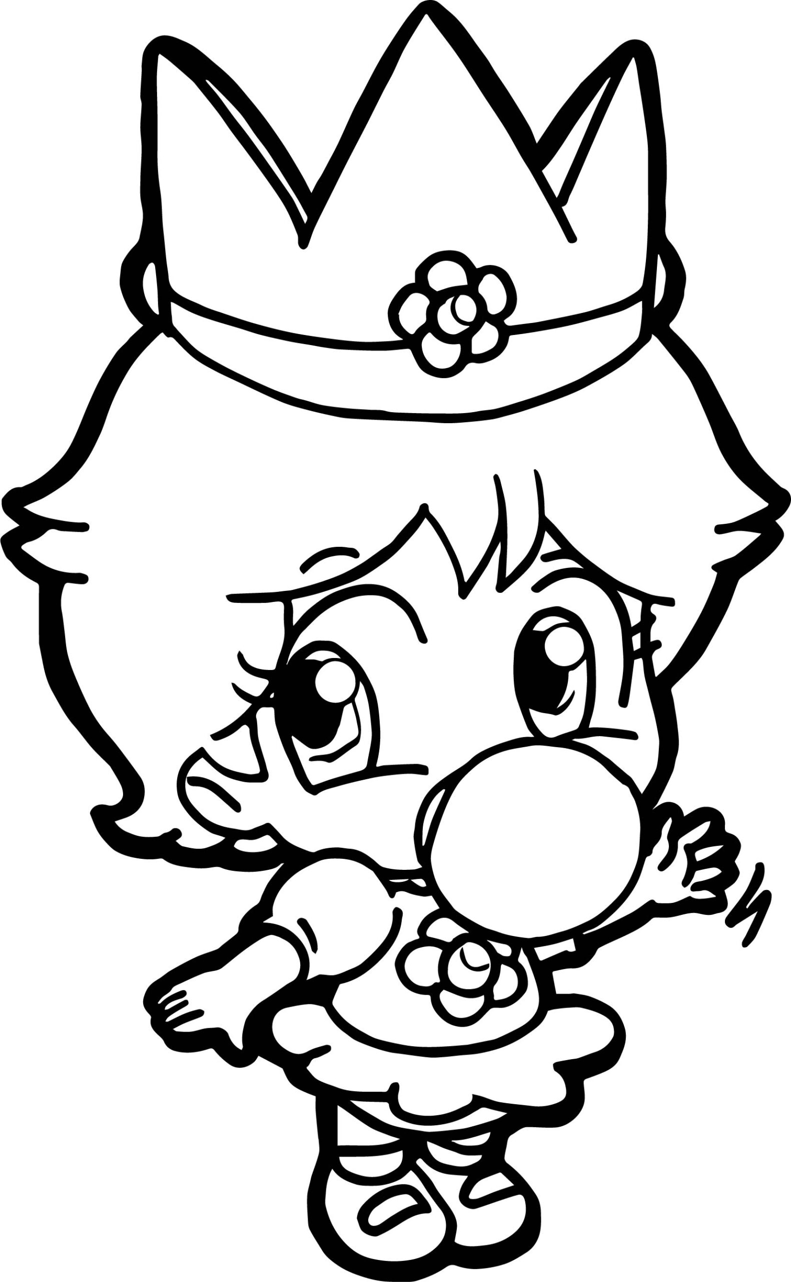 Baby Mario Coloring Pages Printable Coloring Pages