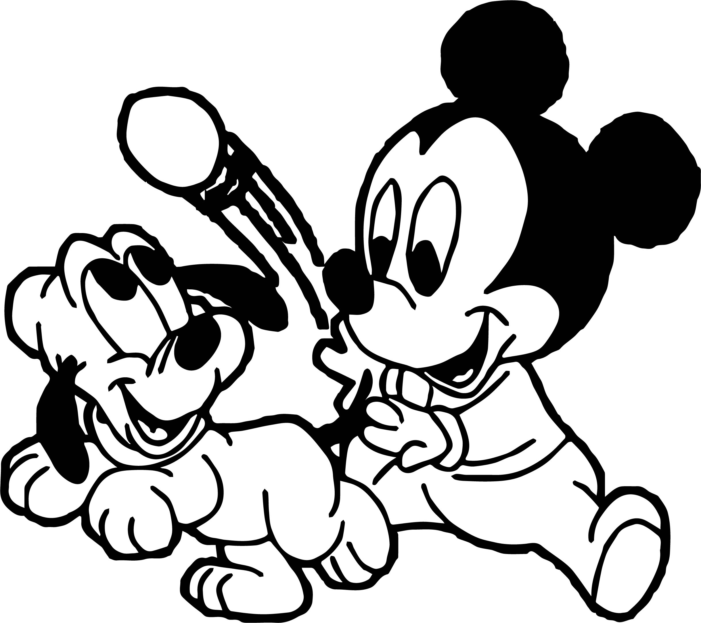 Baby Pluto Coloring Coloring Pages