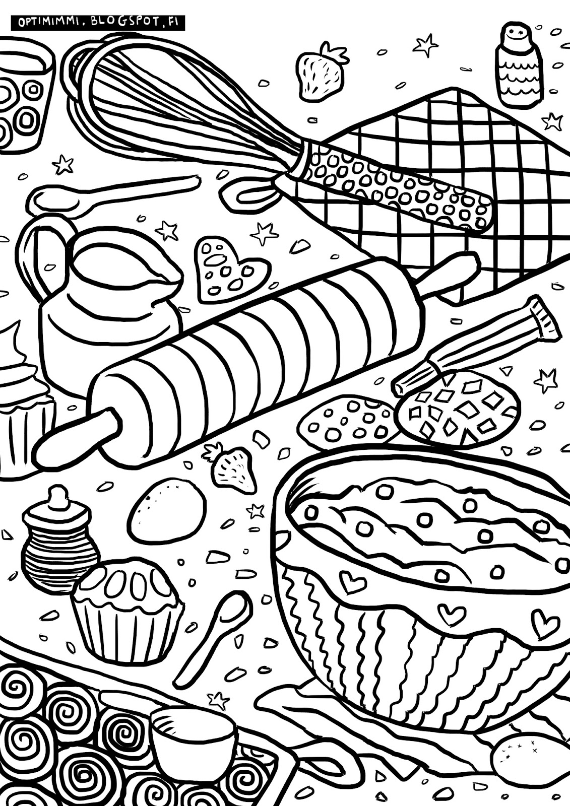 Baking Coloring Pages At GetColorings Free Printable Colorings Pages To Print And Color