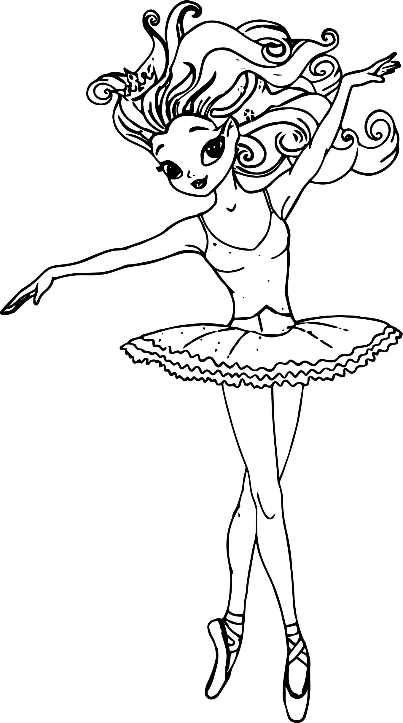 Ballet Coloring Site Has Lots Of Ballerina Pages Can Use For Degas Sketch Coloring Page