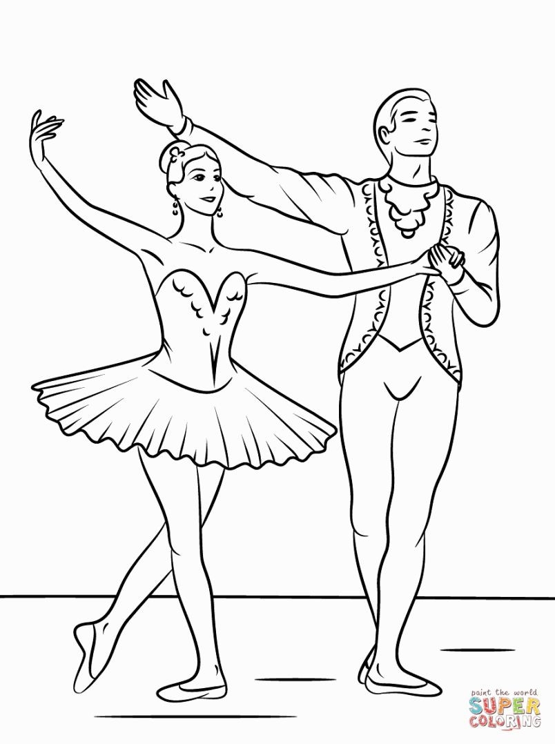Dance Coloring Page