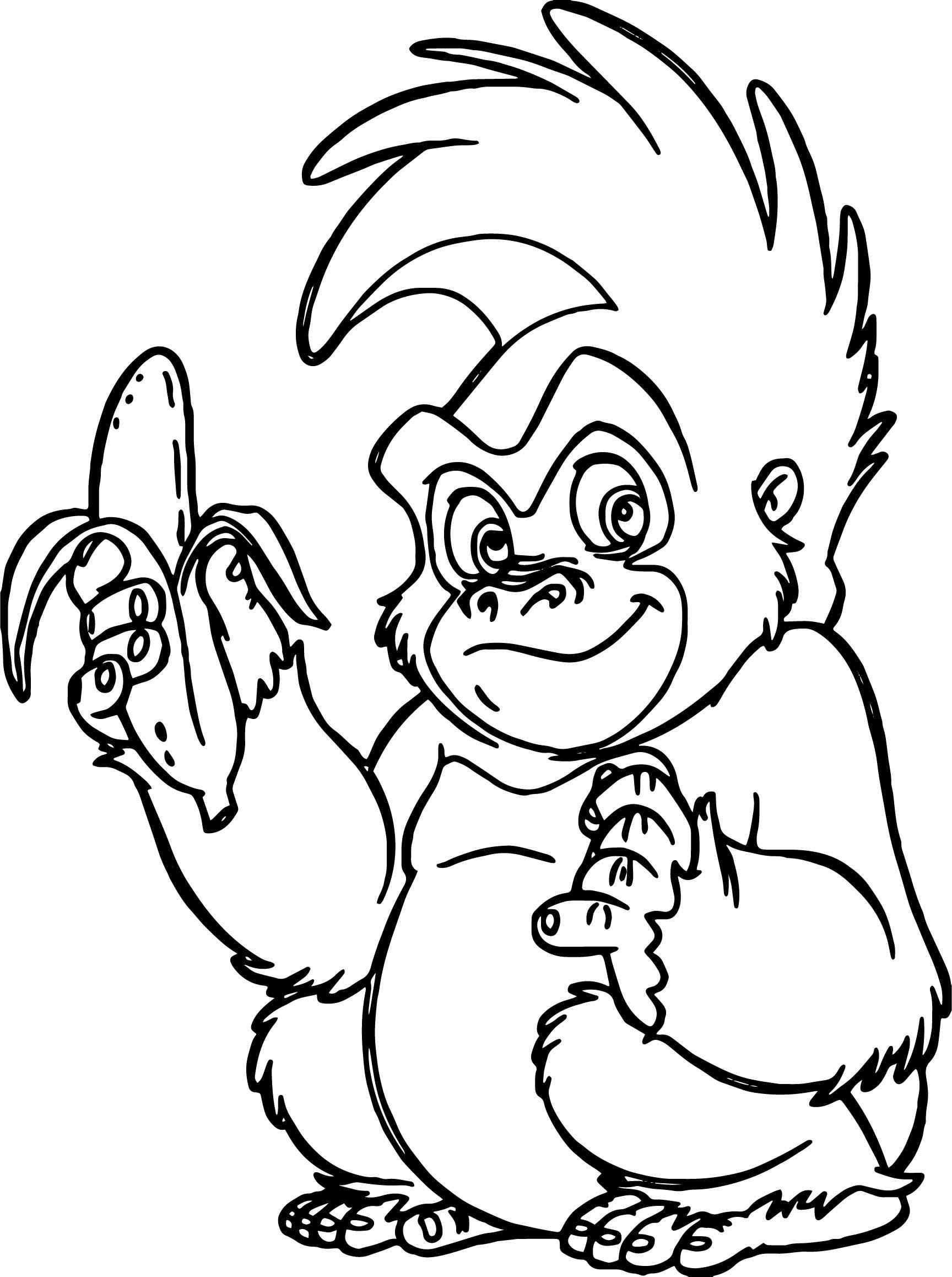 Banana Coloring Pages Best Coloring Pages For Kids