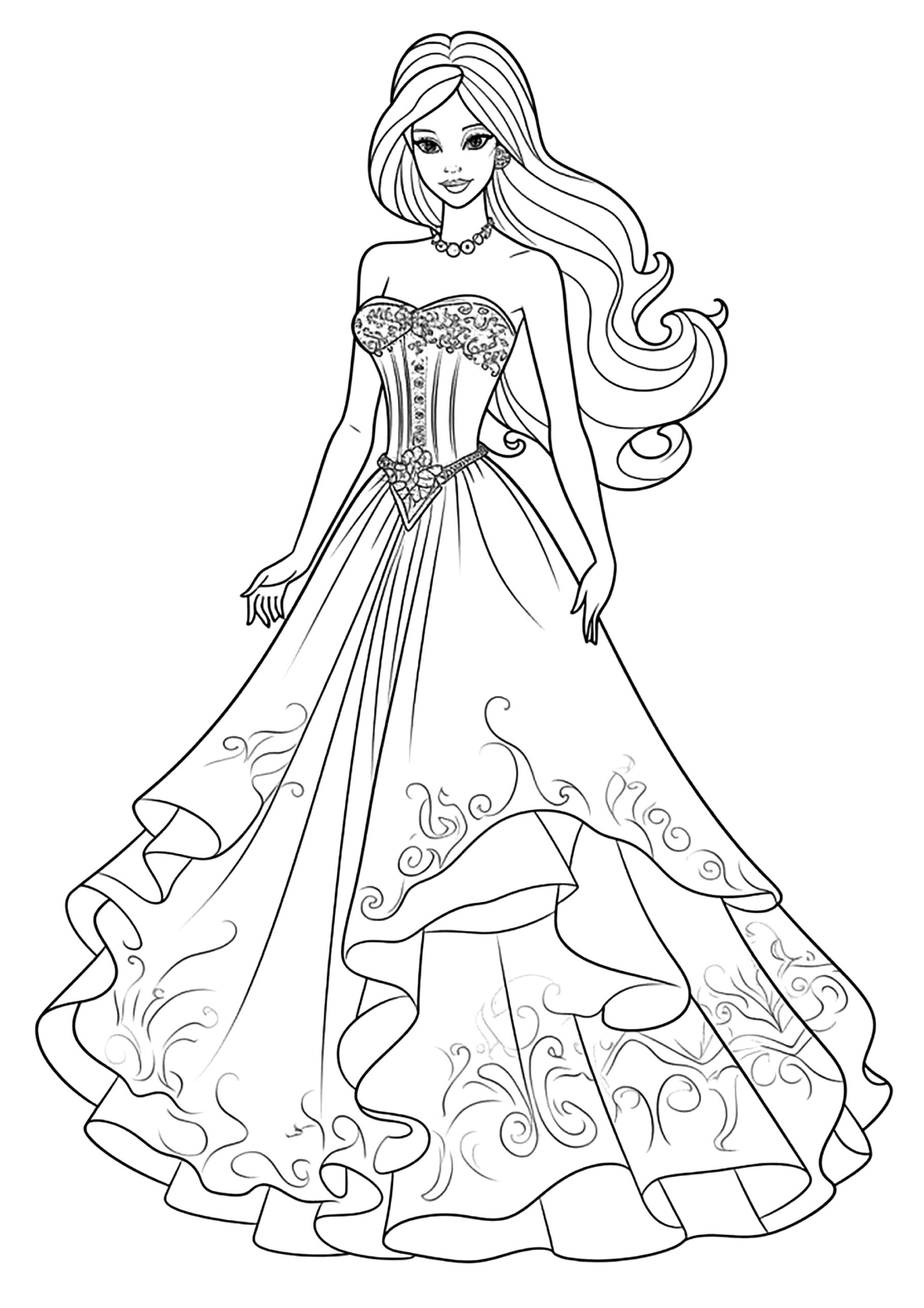 Barbie Chelsea Coloring Pages