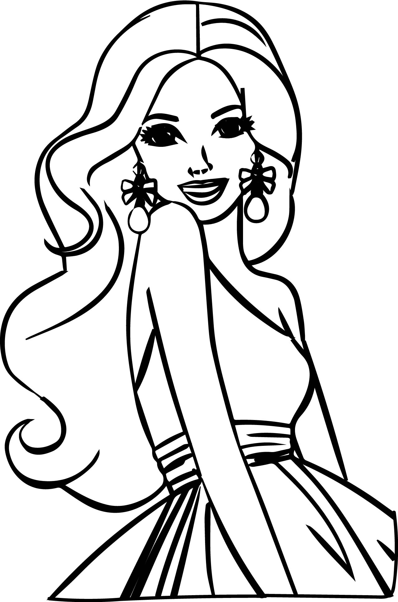 Barbie Coloring Sheet Printable
