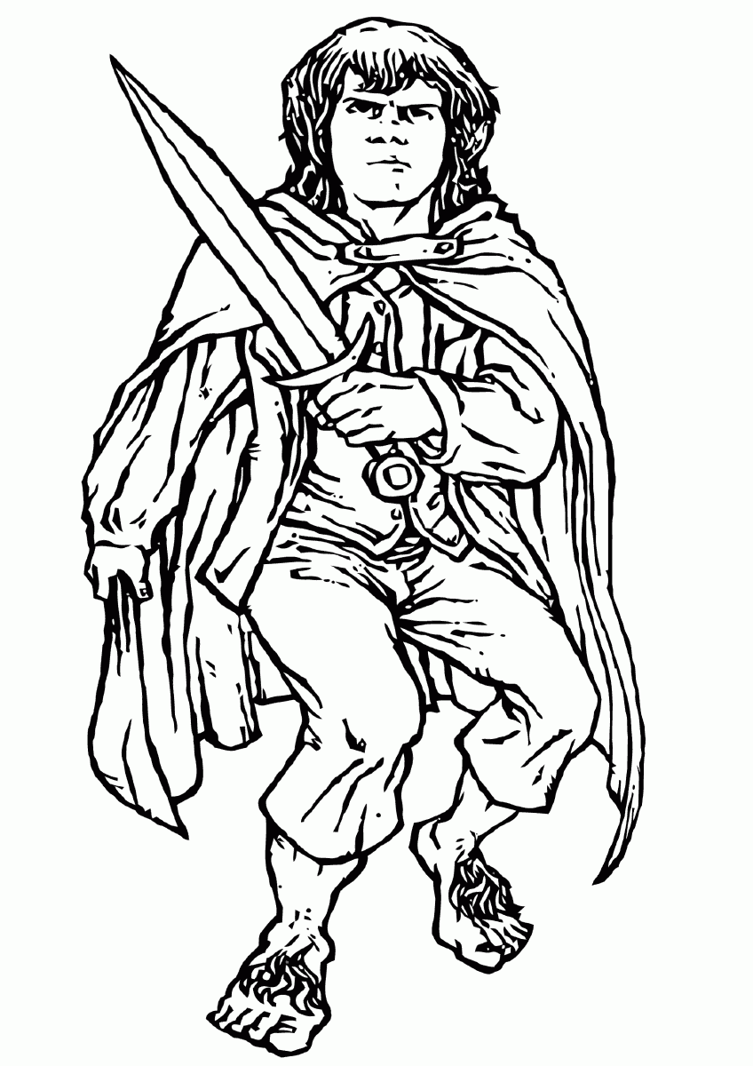 Bard The Hobbit Coloring Pages