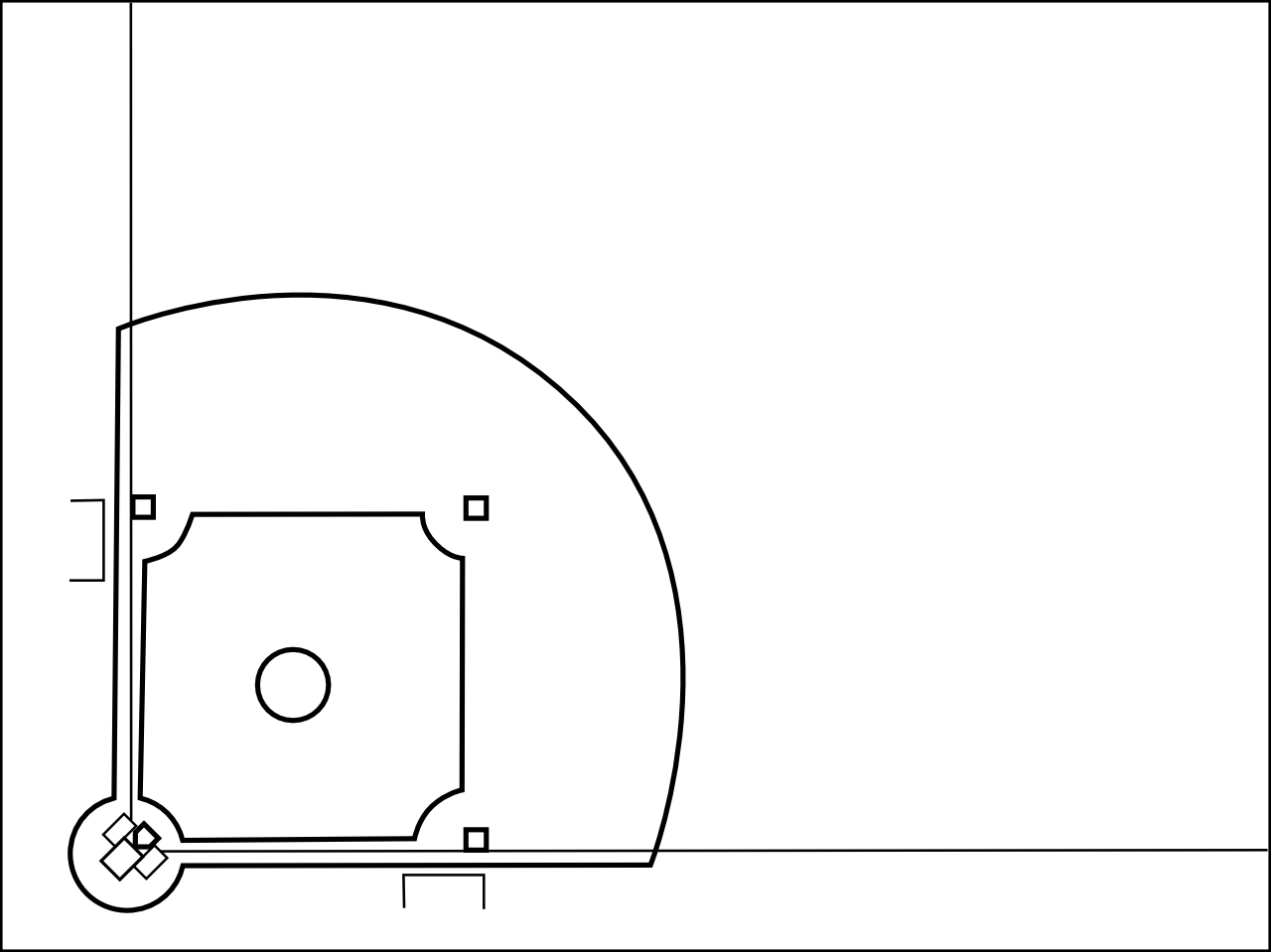 Baseball Field Coloring Page
