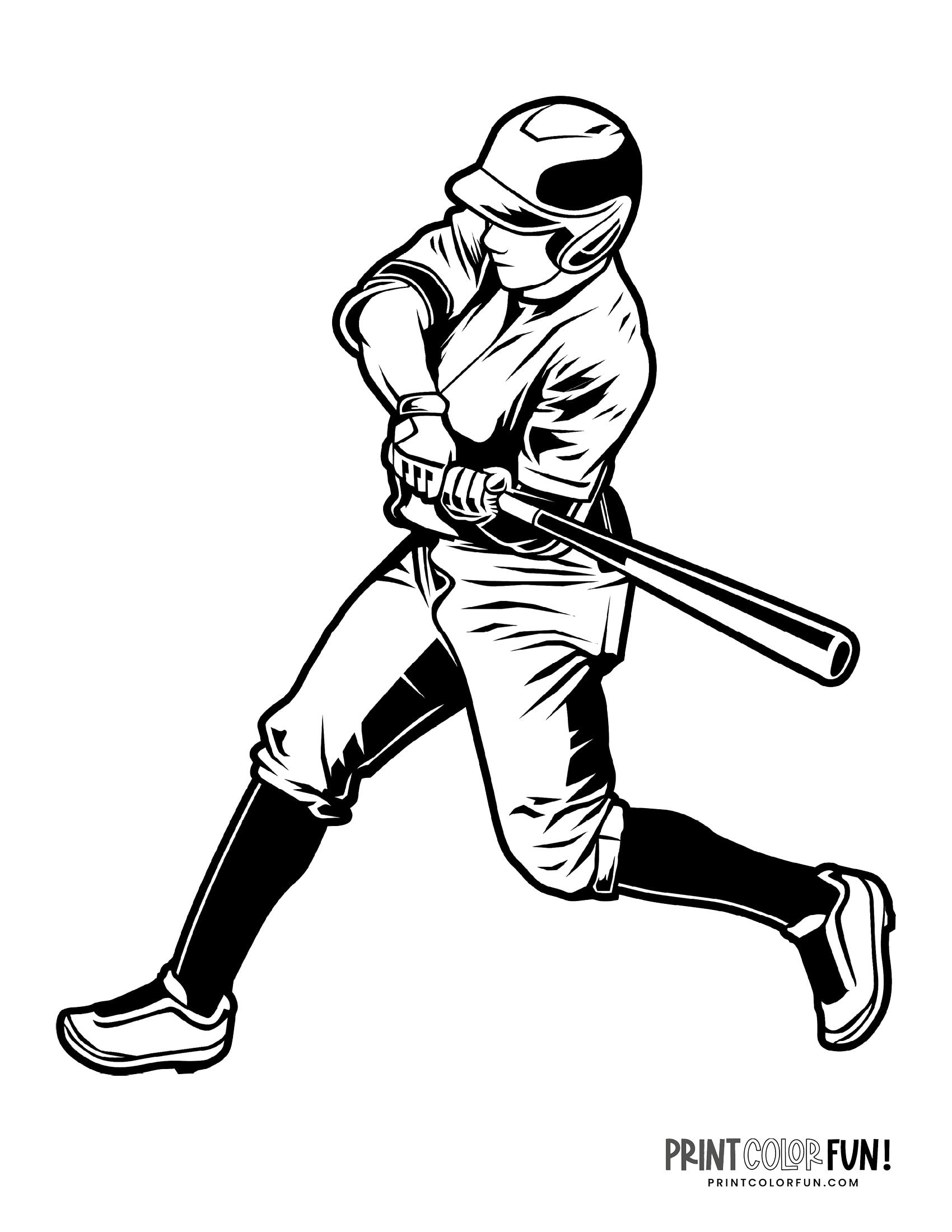 Baseball Coloring Pages Mlb