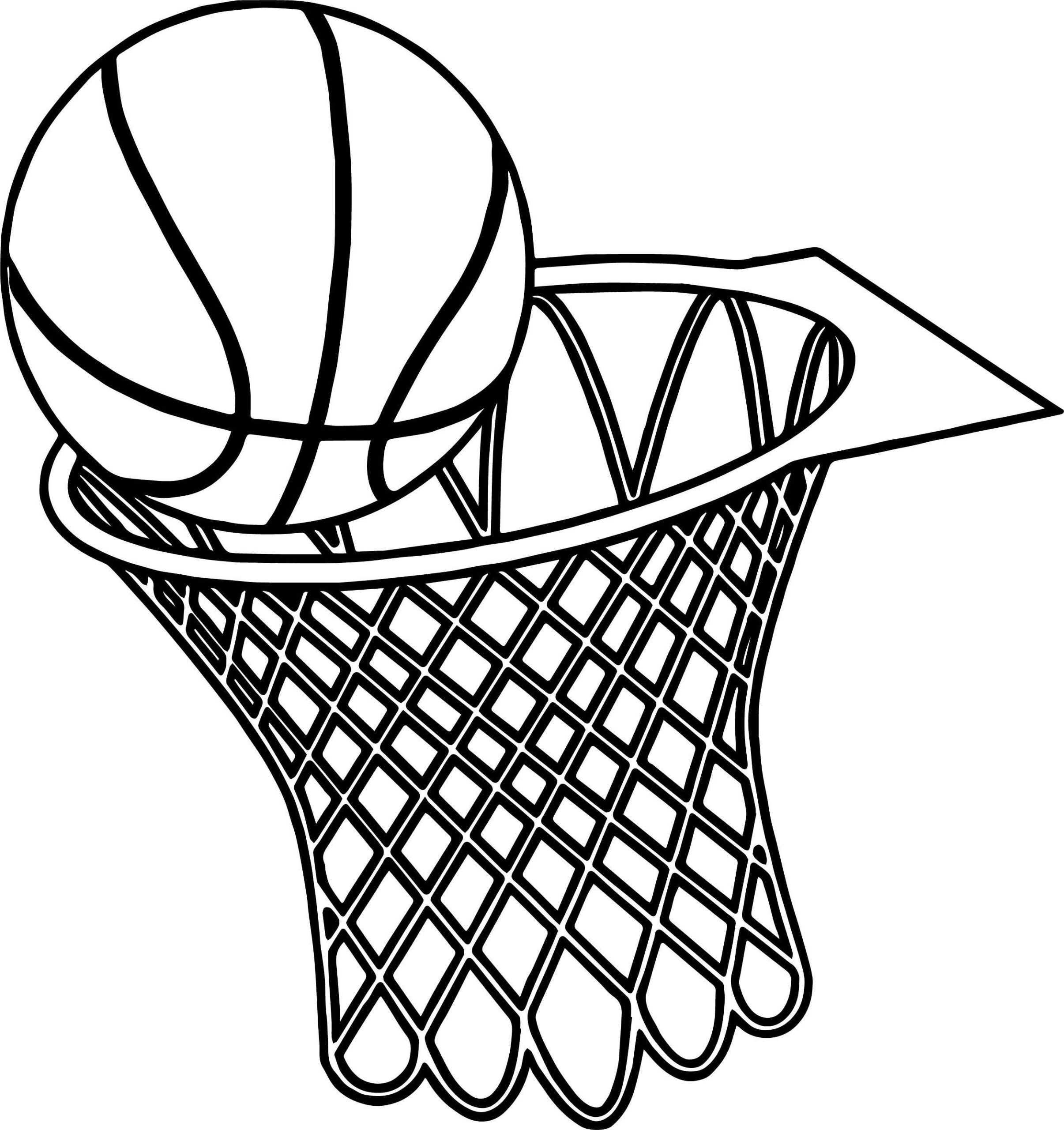 Basketball Goal Coloring Pages At GetColorings Free Printable Colorings Pages To Print And