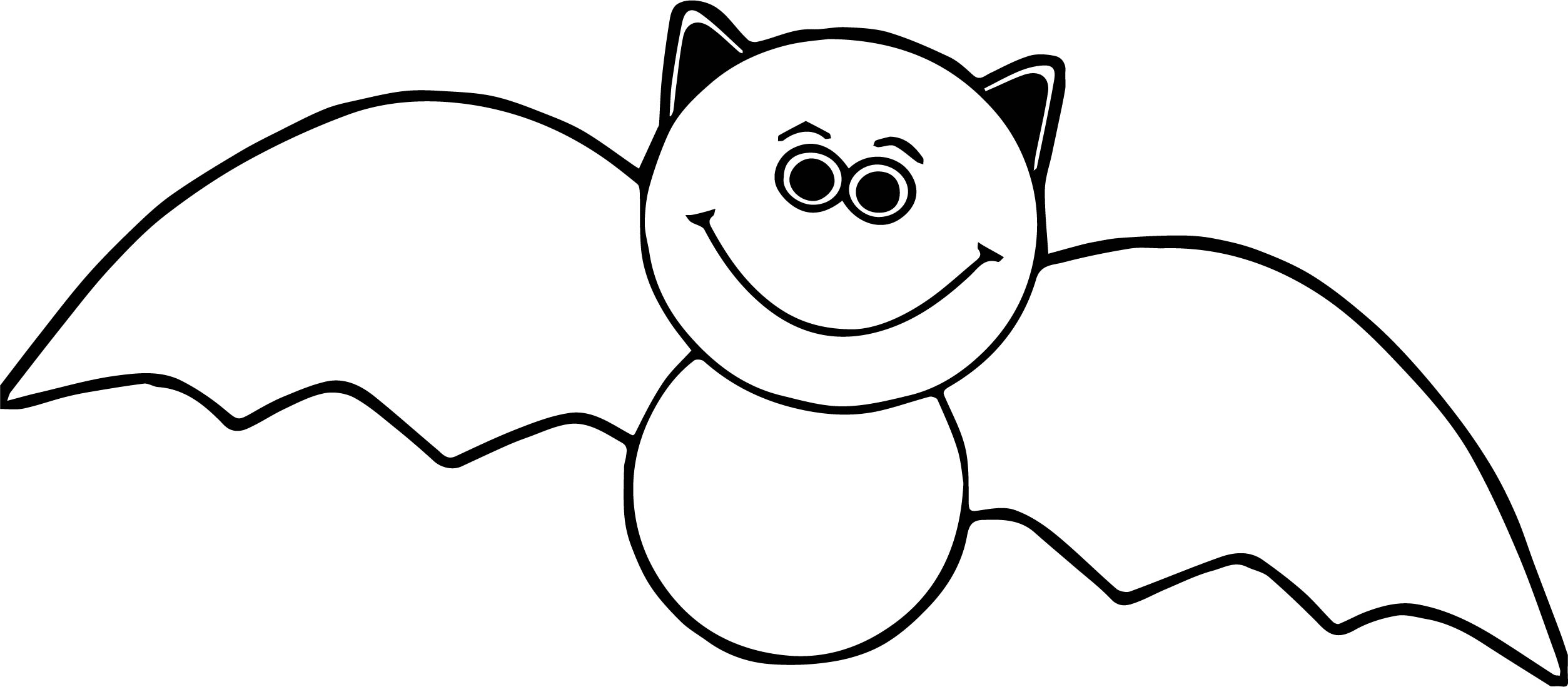 Bat Cartoon Coloring Page Wecoloringpage