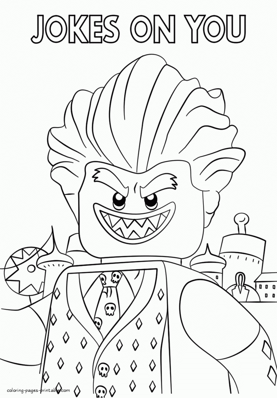Batman And Joker Coloring Pages For Kids