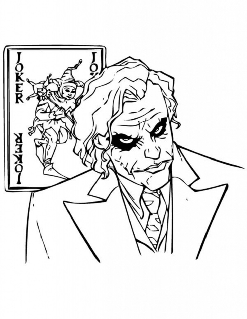 Batman Fighting Joker Coloring Pages Bellajapapu