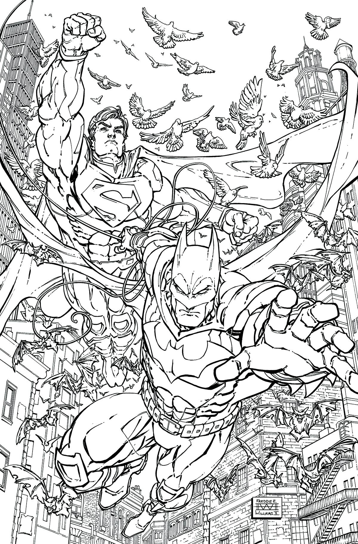Comic Coloring Pages