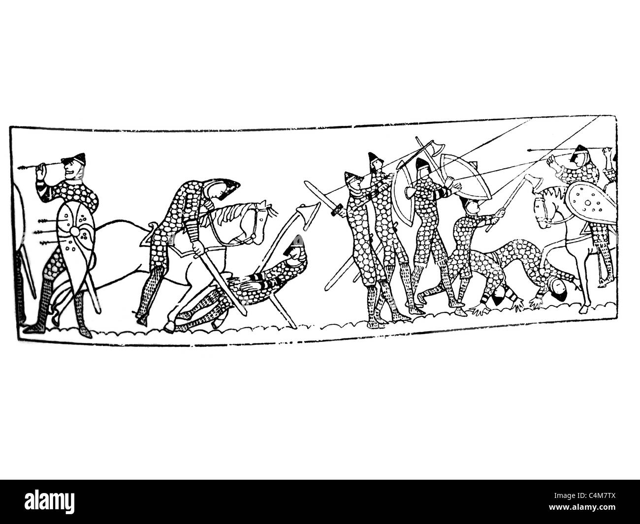 Bayeux Tapestry Coloring Pages
