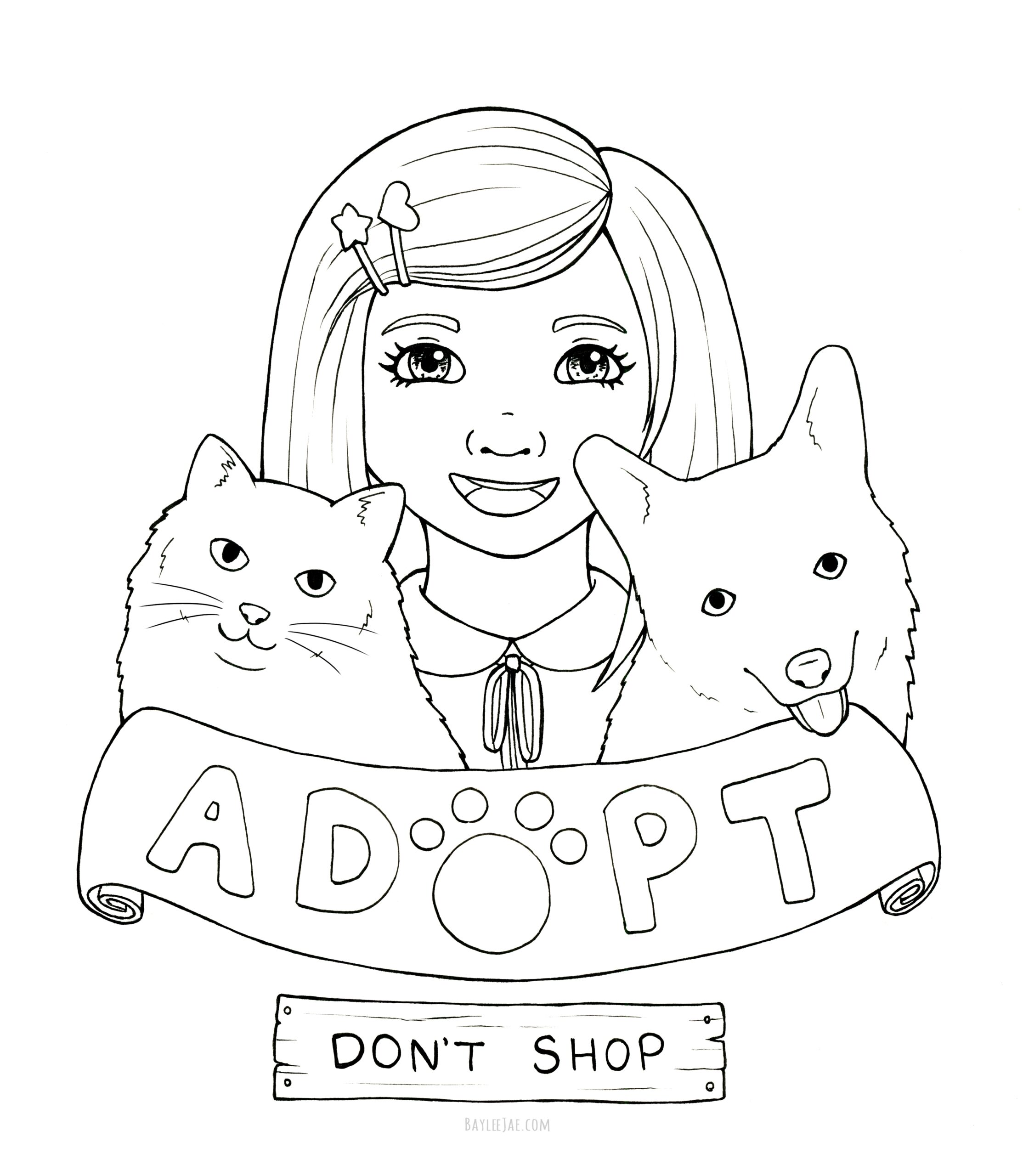 Baylee Jae Coloring Pages Black And White Coloring Pages