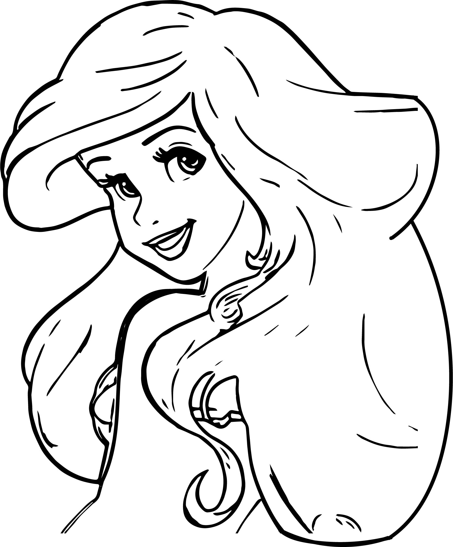 Ariel Little Mermaid Coloring Pages