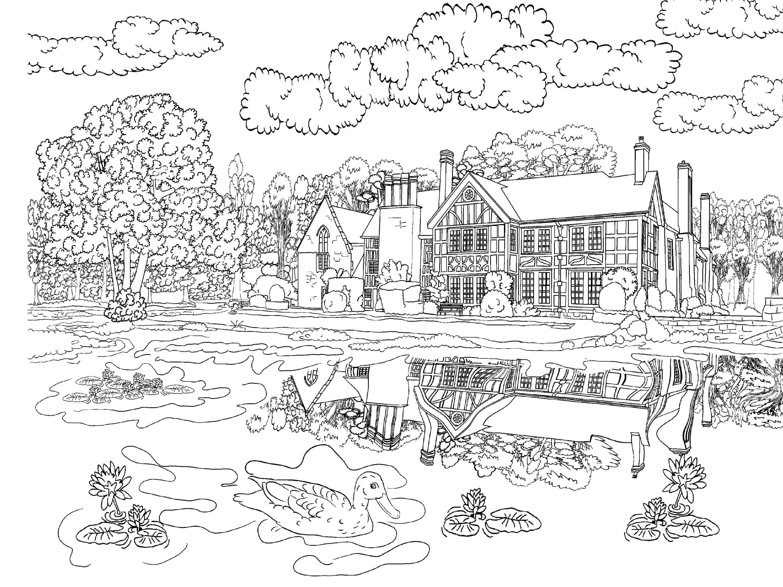 Coloring Pages Scenery