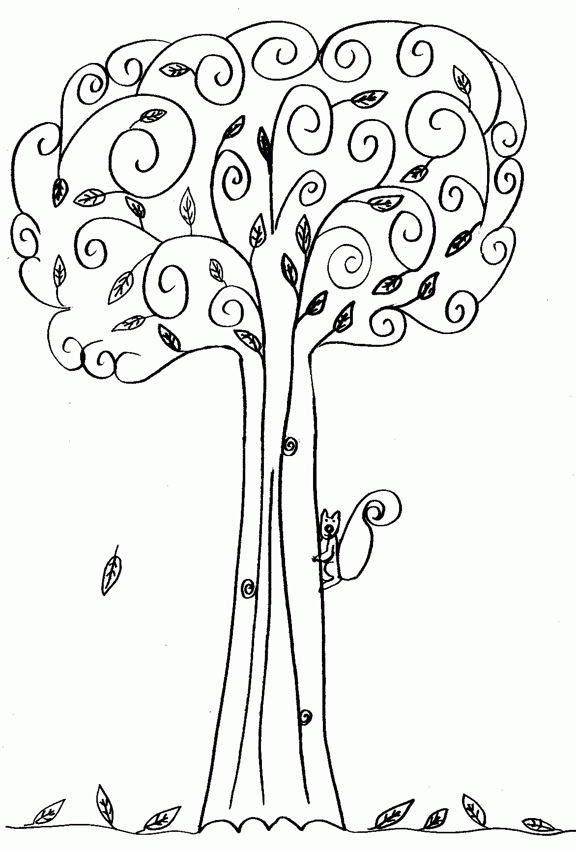 Coloring Pages Tree