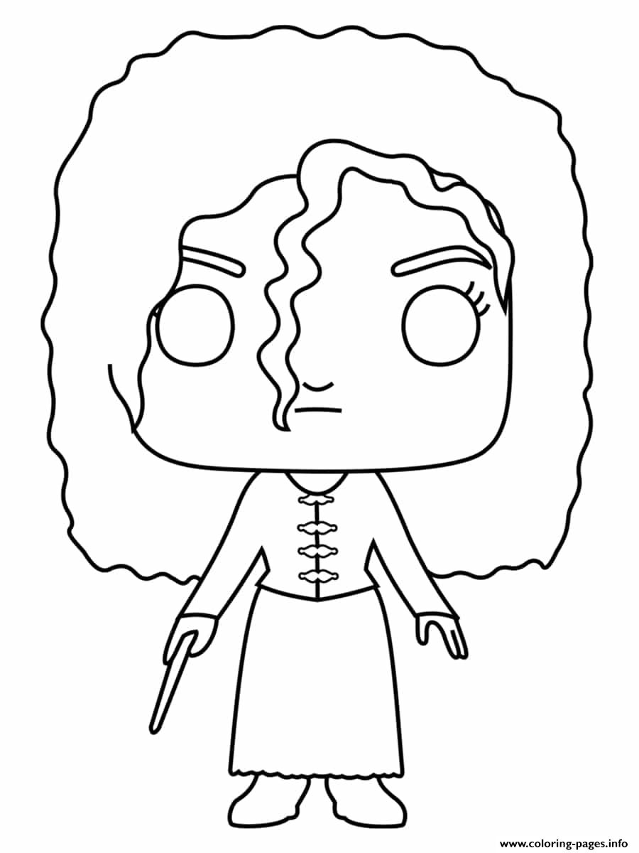 Bellatrix Lestrange Coloring Page Printable