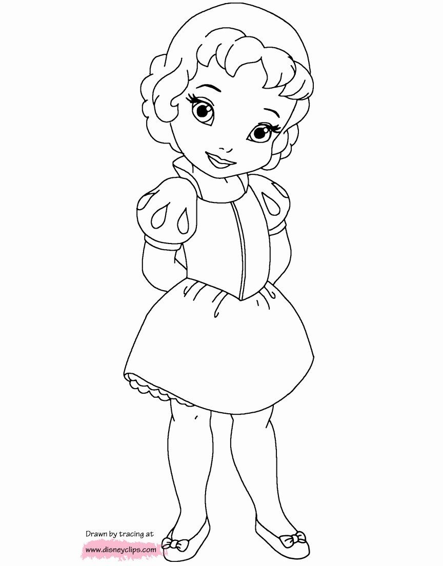Belle Baby Disney Coloring Pages Thekidsworksheet