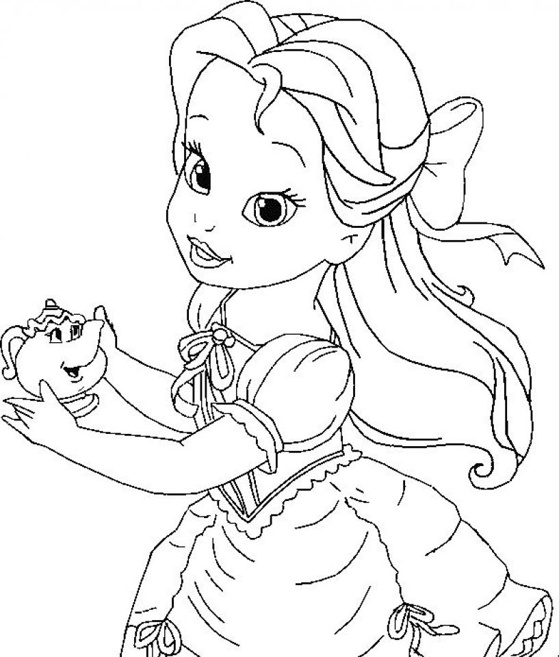 Belle Coloring Pages Printable 41740 Disney Princess Coloring Pages Belle Coloring Pages