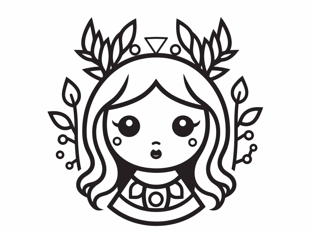Beltane Celebration Coloring Coloring Page