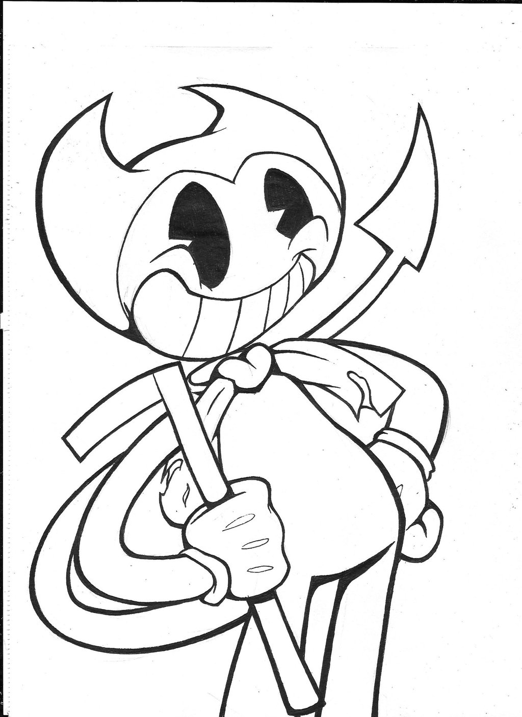 Bendy Coloring Pages Printable