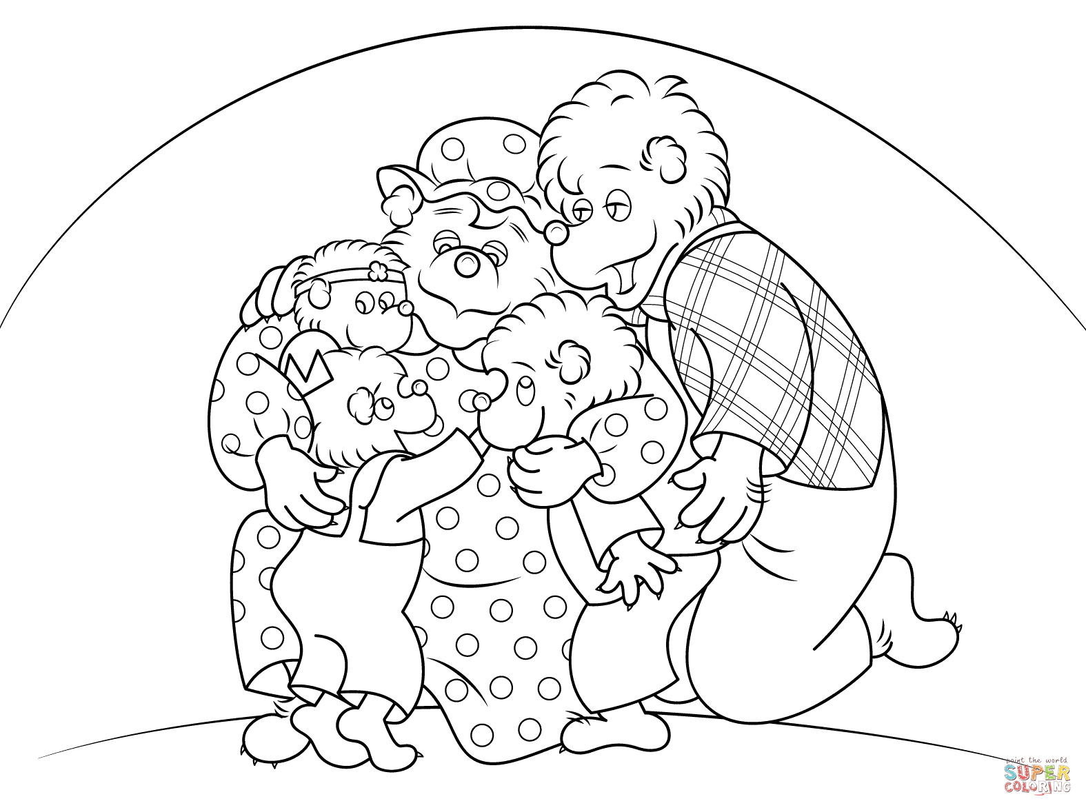 Berenstain Bears Coloring Pages