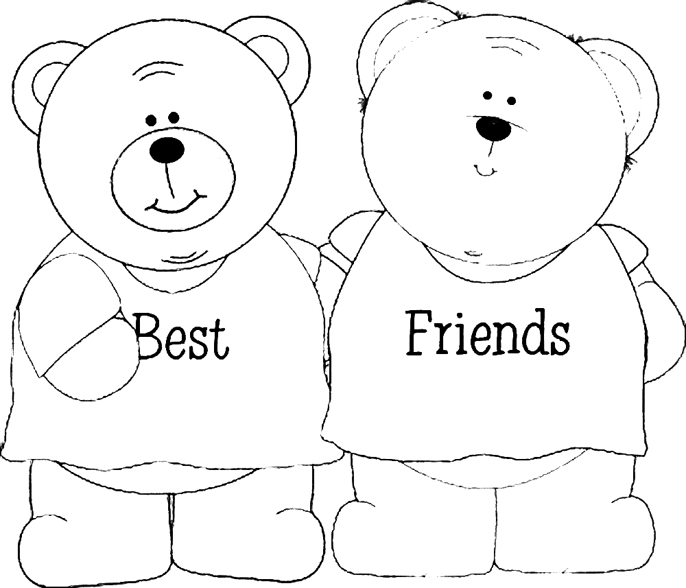 Best Friend Coloring Pages To Download And Print For Free