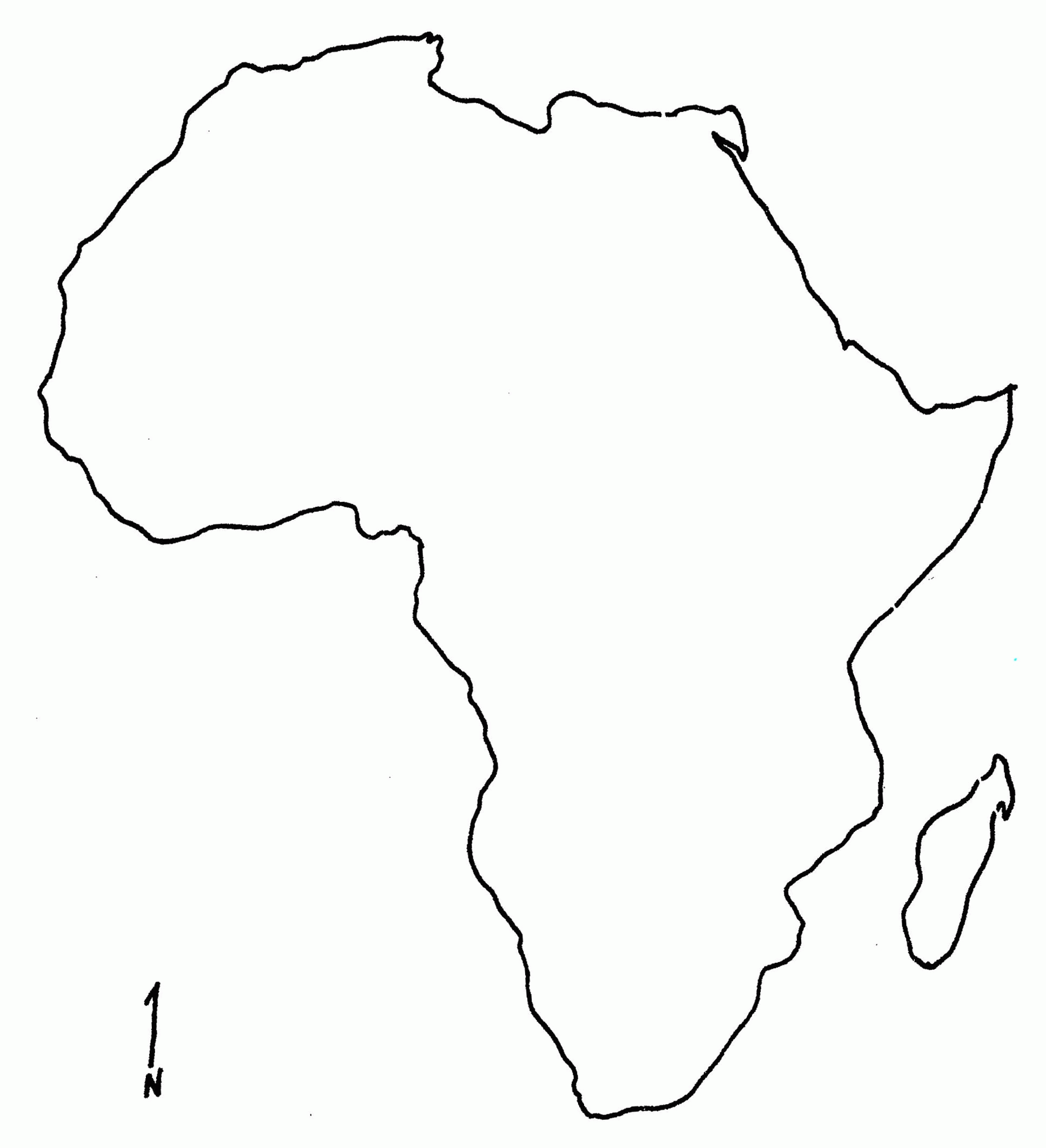 Best Photos Of Coloring Africa Map Outline World Map Africa Coloring Home