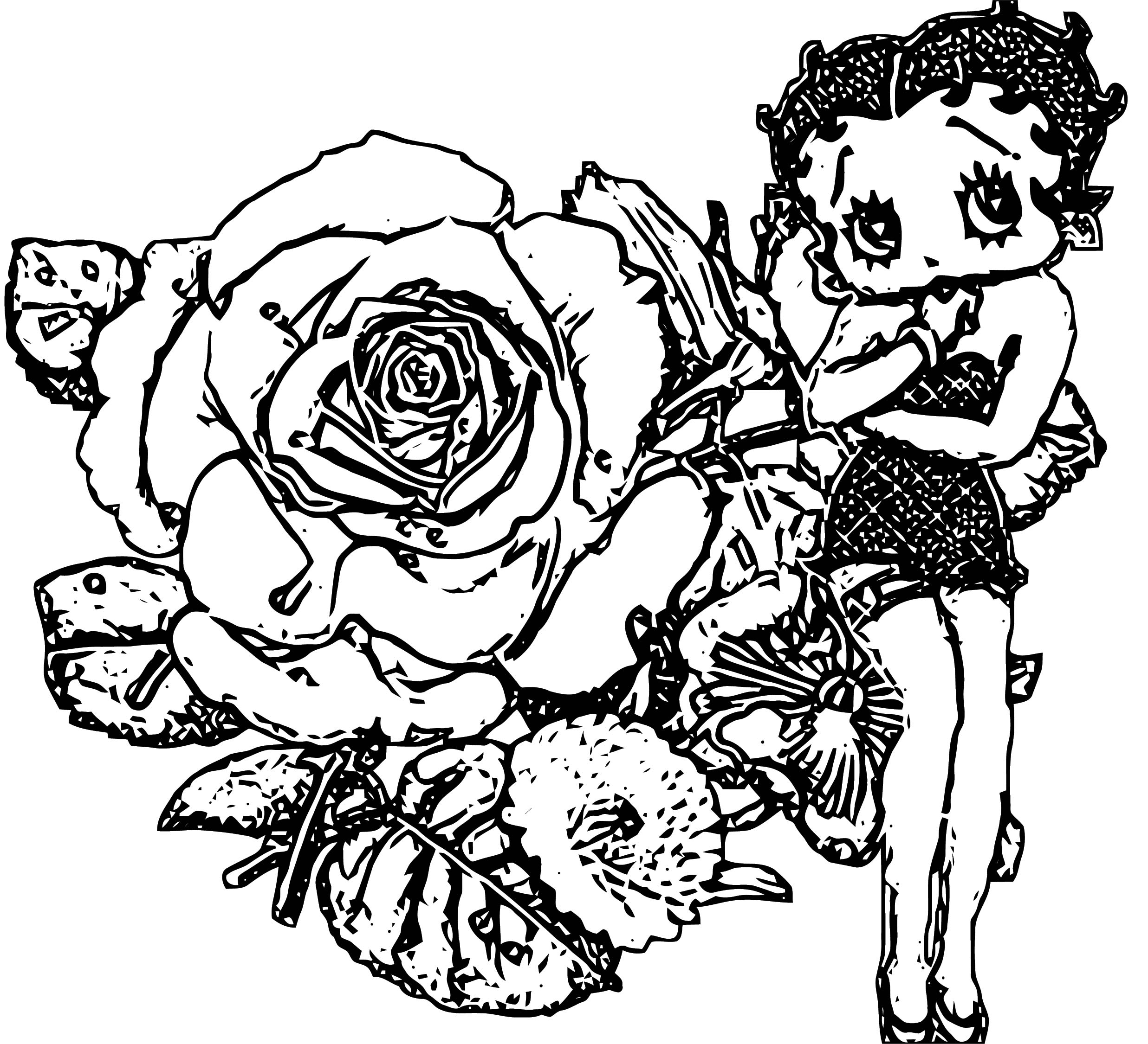 Betty Boop We Coloring Page 306 Wecoloringpage