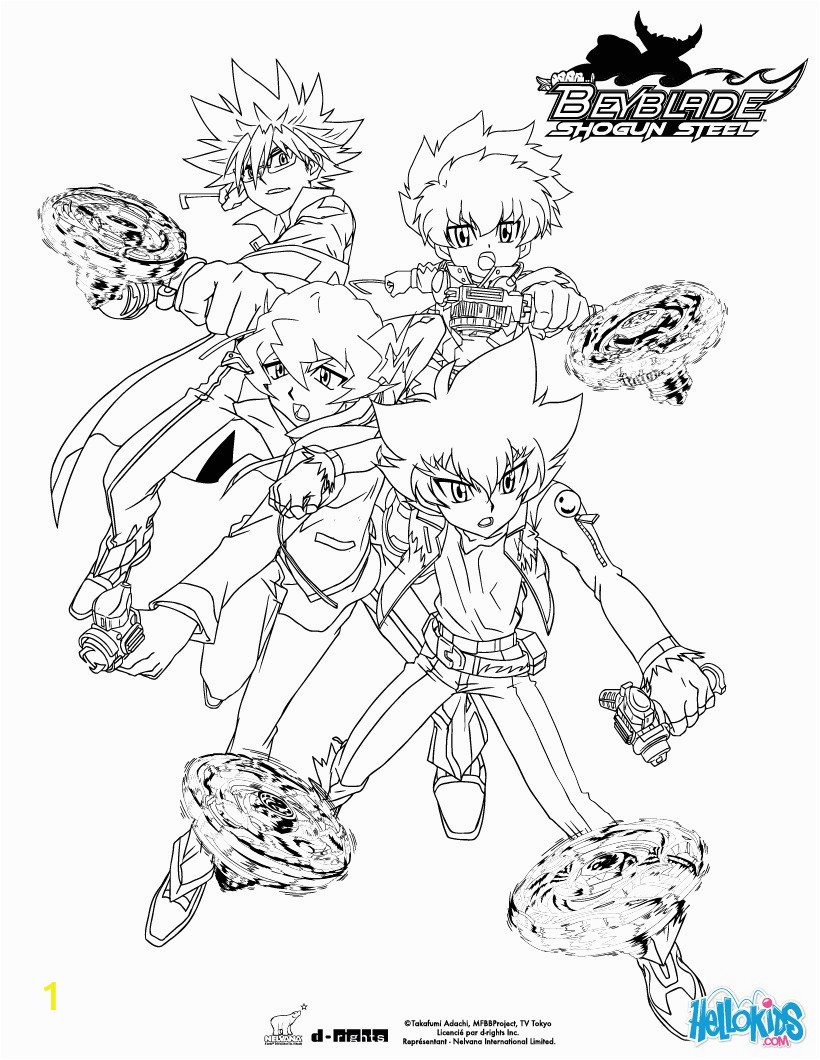 Beyblade Burst Turbo Coloring Pages Divyajanan