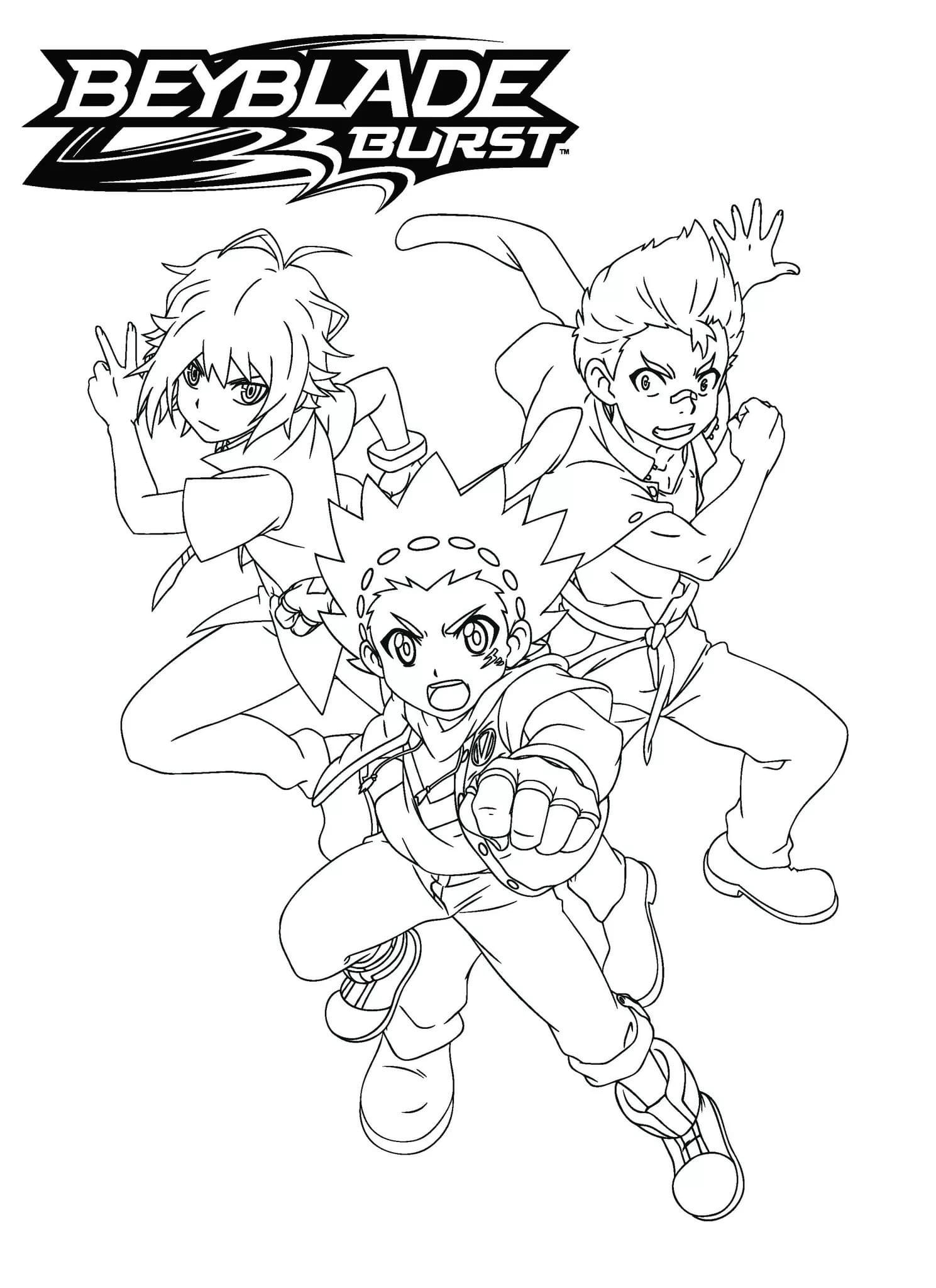 Beyblades Coloring Pages