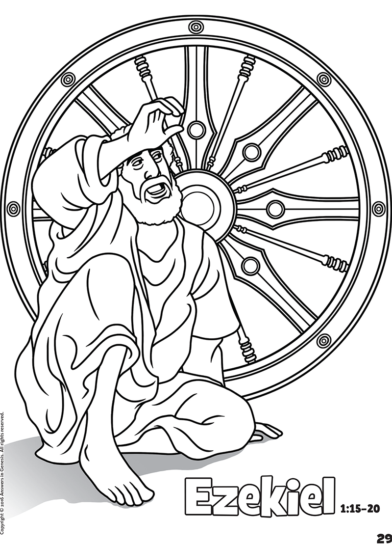 Ezekiel Dry Bones Coloring Page