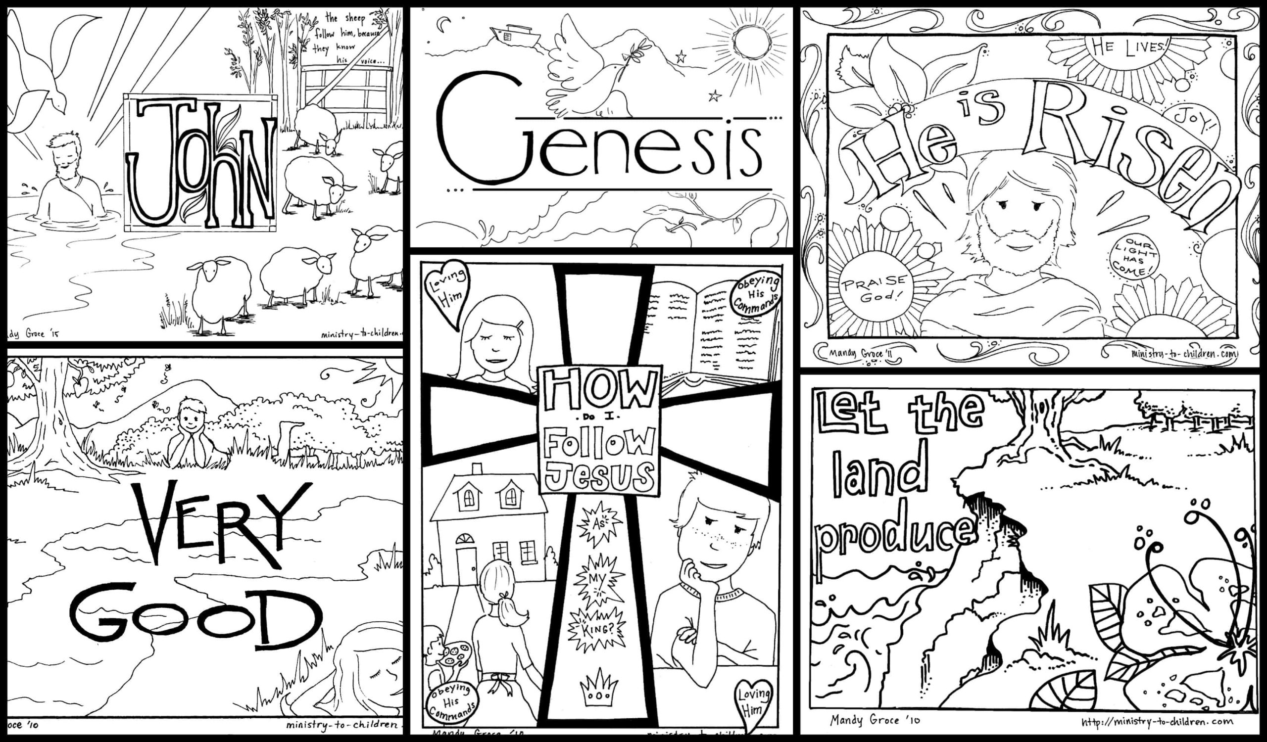 The Bible Coloring Pages
