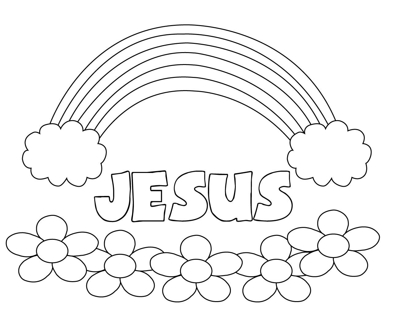Bible Coloring Pages Preschool