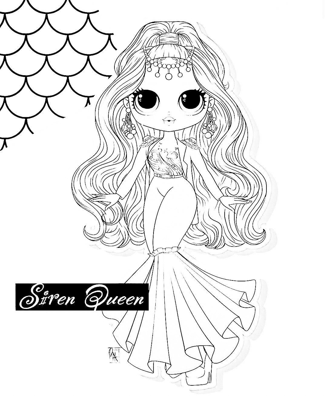 Big Sister Printable Lol Doll Coloring Pages