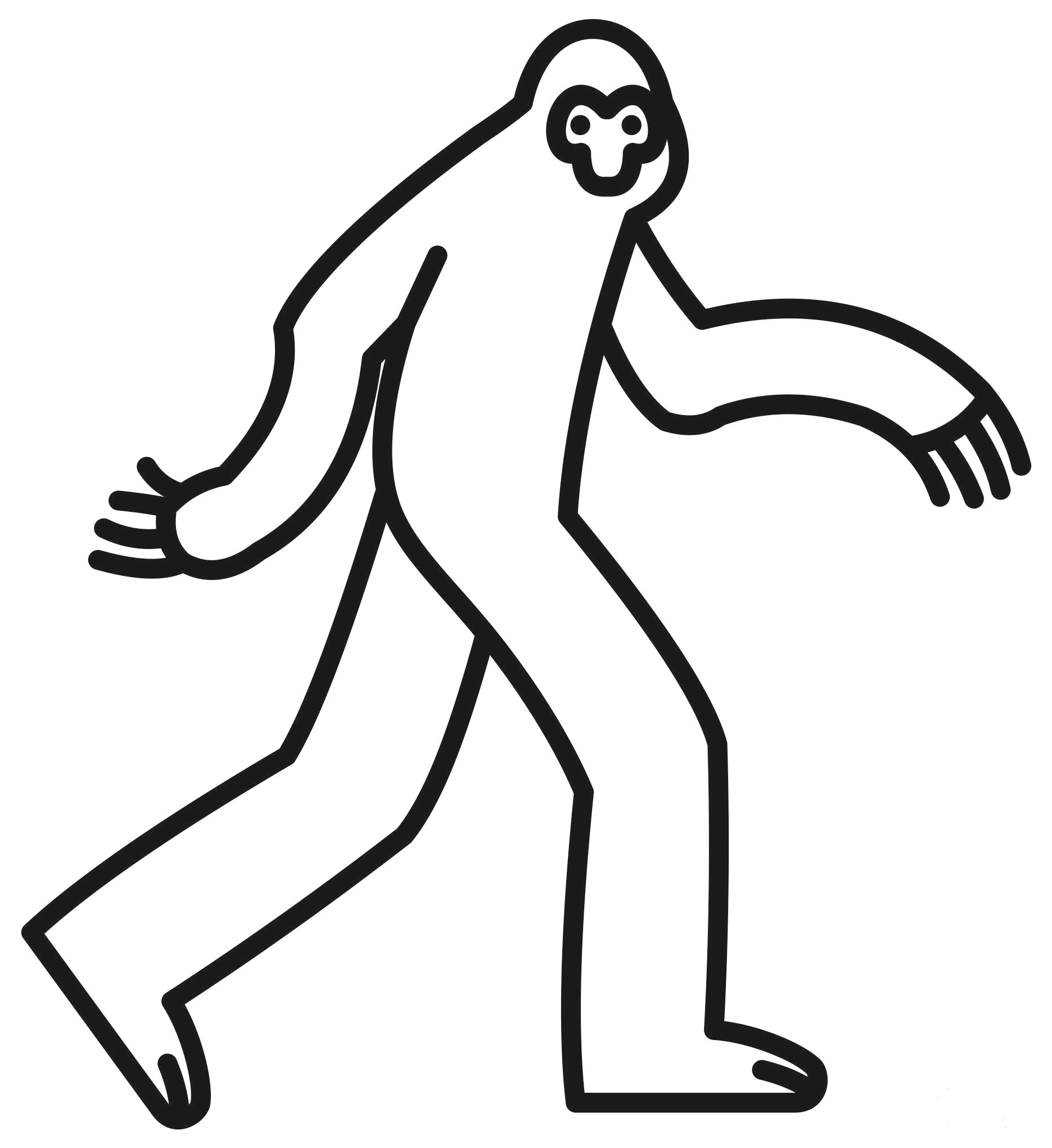 Bigfoot Coloring Page ColouringPages