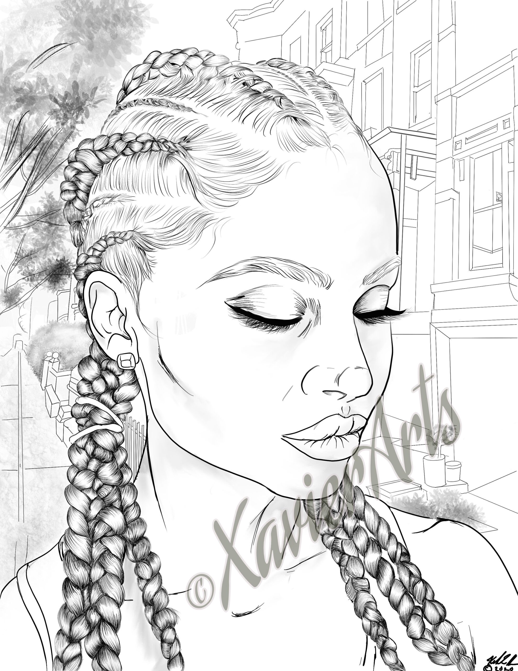Black Girl Coloring Pages Coloring Pages