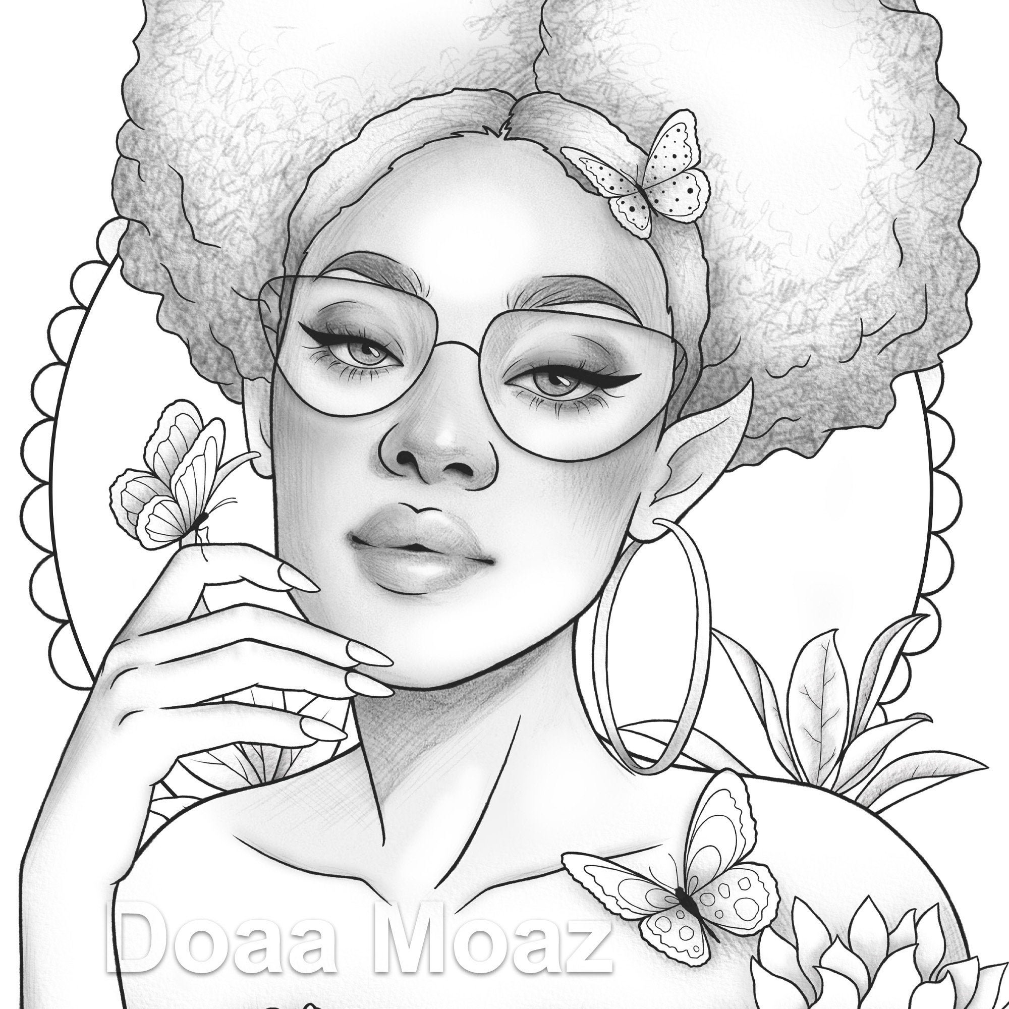 Black Girl Coloring Pages Free Coloring Pages Printables