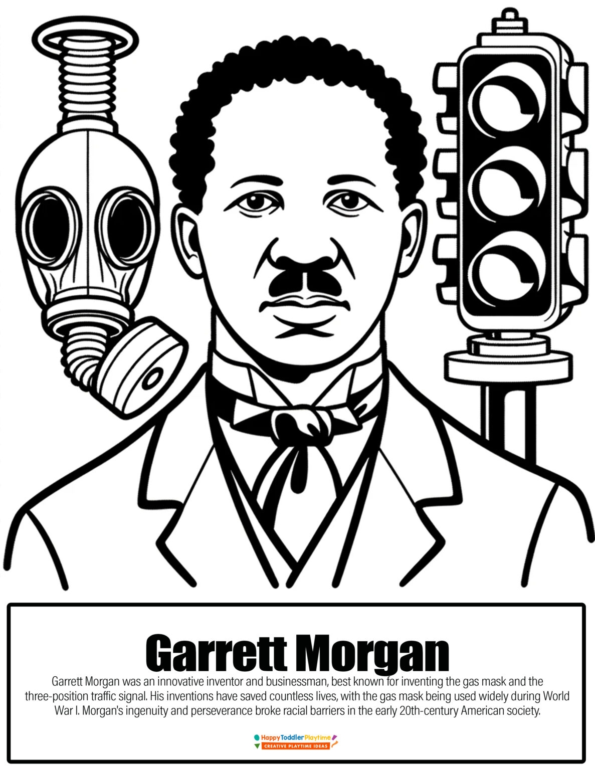 Black History Month Coloring Pages Happy Toddler Playtime