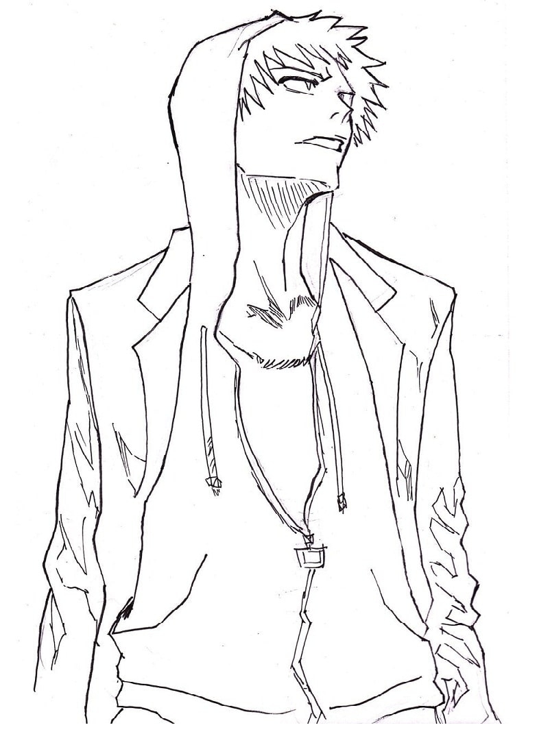 Ichigo Coloring Page