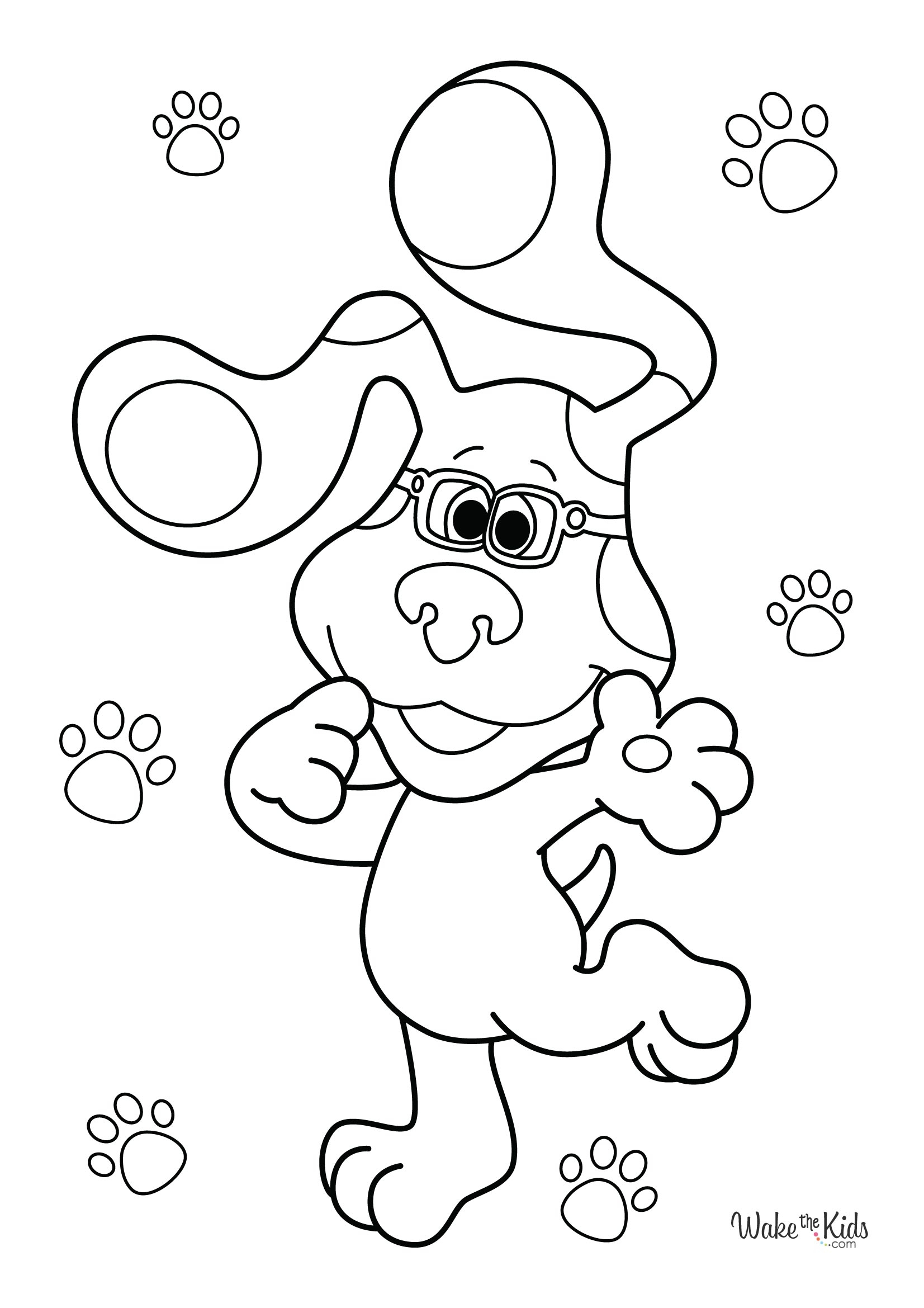 Blue S Clues Coloring Pages Free Printable PDFs WakeTheKids