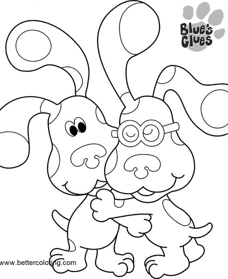 Blues Clues Coloring Page