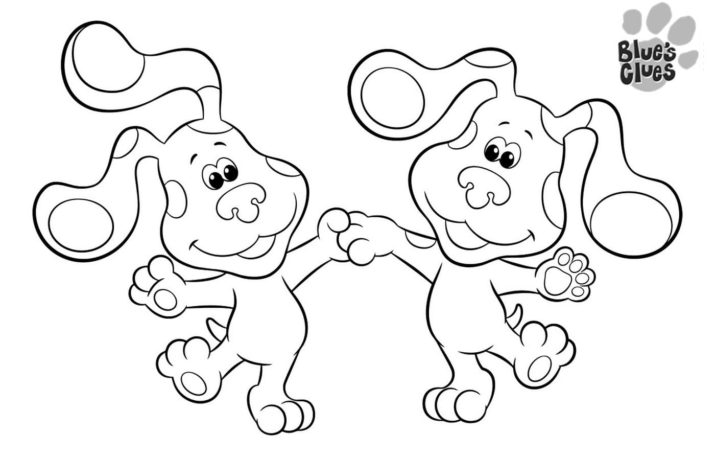 Blues Clues Magenta Coloring Pages