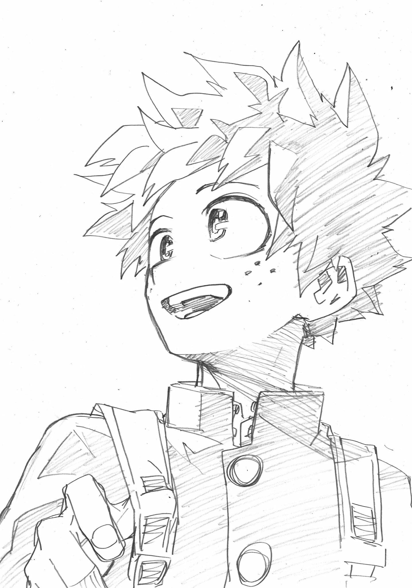 Bnha Coloring Pages Bakugou And Midoriay Inerletboo
