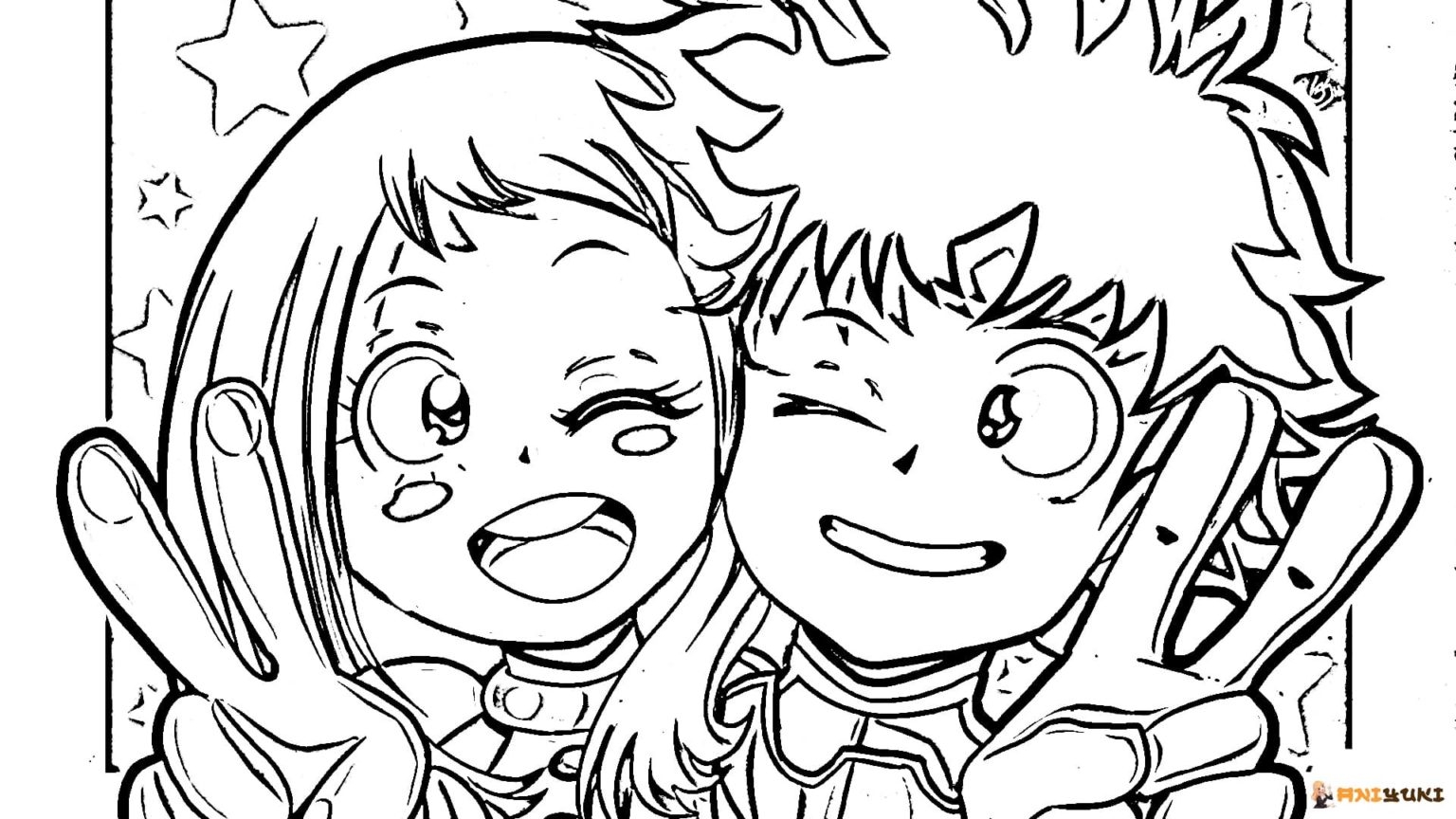 Bnha Coloring Pages