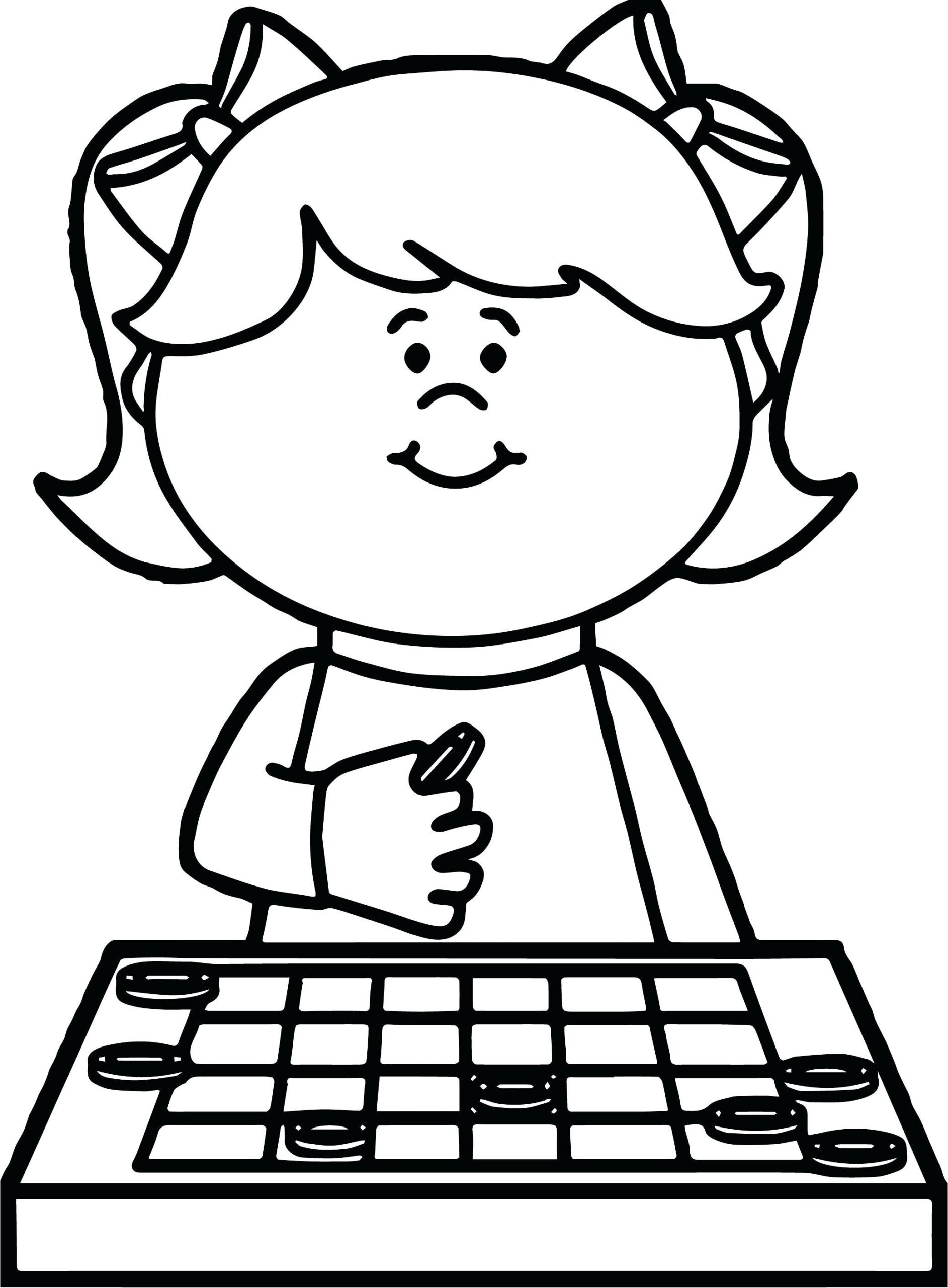Board Game Sheet Coloring Pages