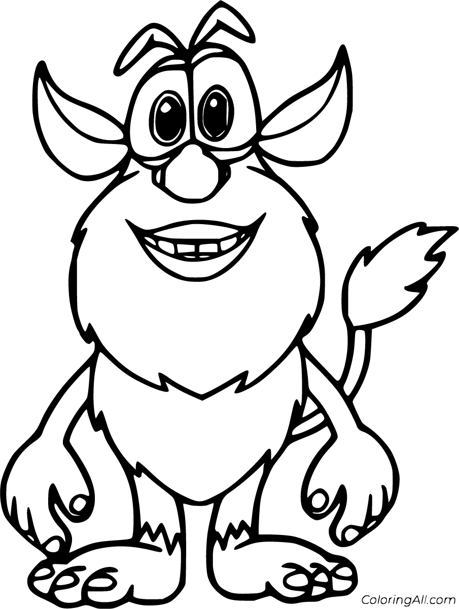 Booba Coloring Pages 6 Free Printables ColoringAll