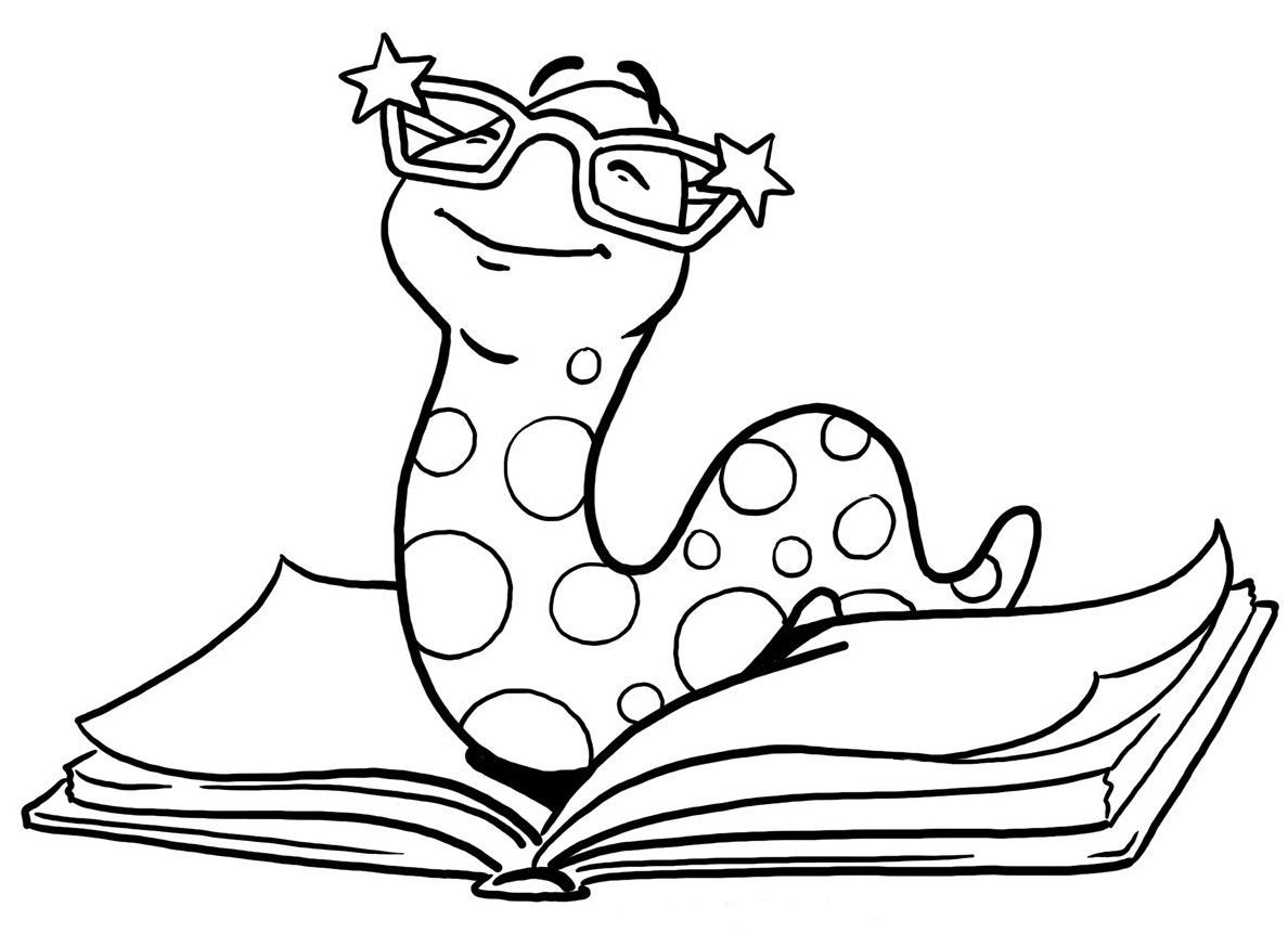 Bookworm Coloring Page At GetColorings Free Printable Colorings Pages To Print And Color